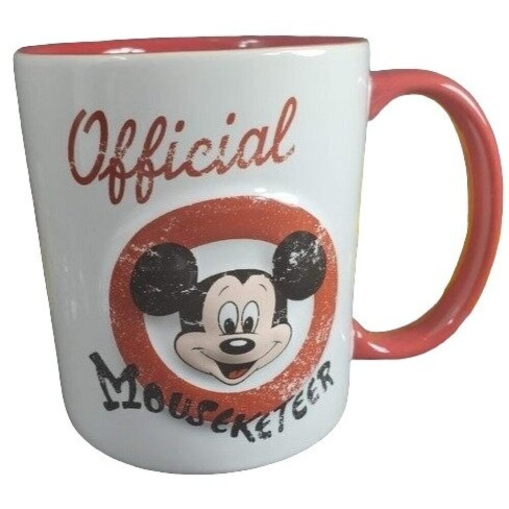 Disney Parks Mickey Mouse Mug Mouseketeer Ceramic Coffee Tea Cup Drink Kitchen